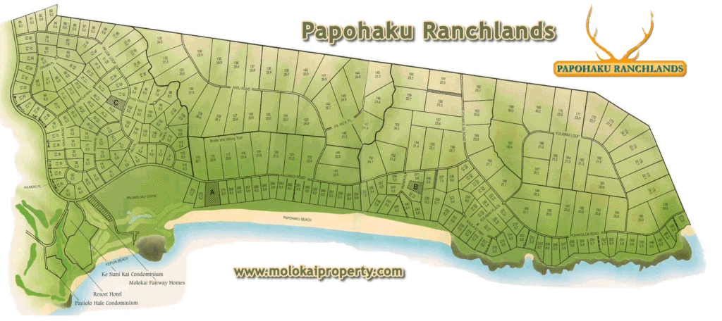 papohaku ranchlands map
